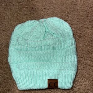 C.C Kids Light Green Knit Hat